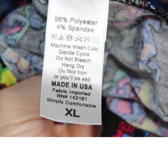 NWT Womens Size XL LuLaRoe Azure A-line skirt with a‎ Floral pattern - Picture 6 of 7